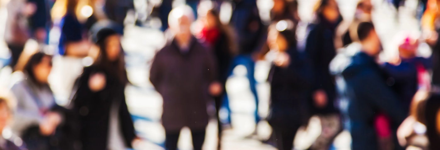 crowd walking Myrtle Beach